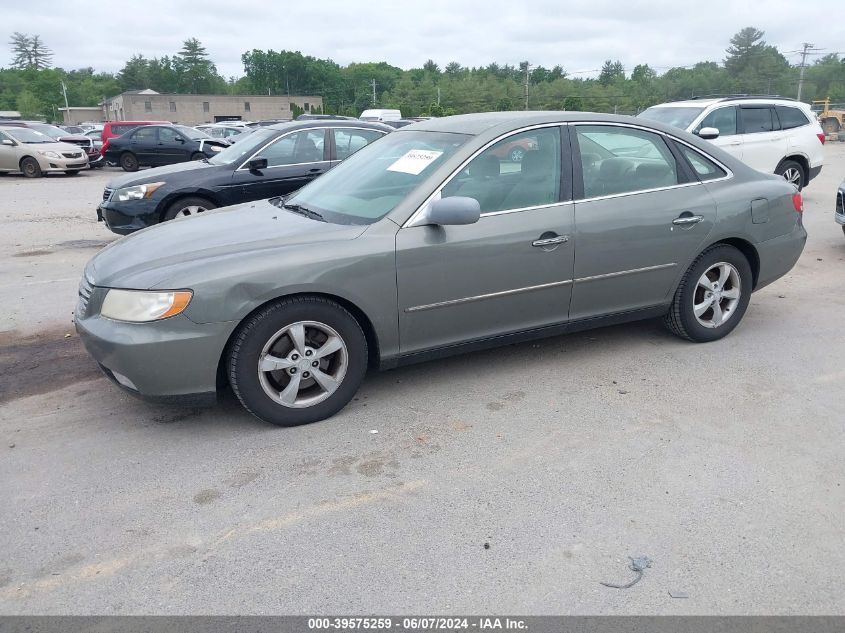 2006 Hyundai Azera Limited/Se VIN: KMHFC46F26A138318 Lot: 39575259