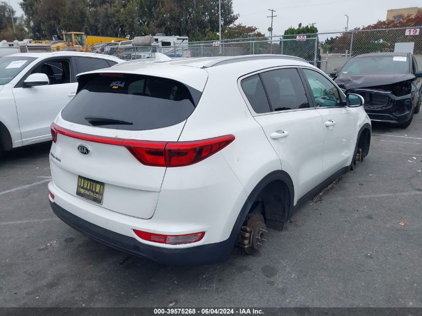 2017 Kia Sportage Lx VIN: KNDPM3AC0H7262813 Lot: 39575268