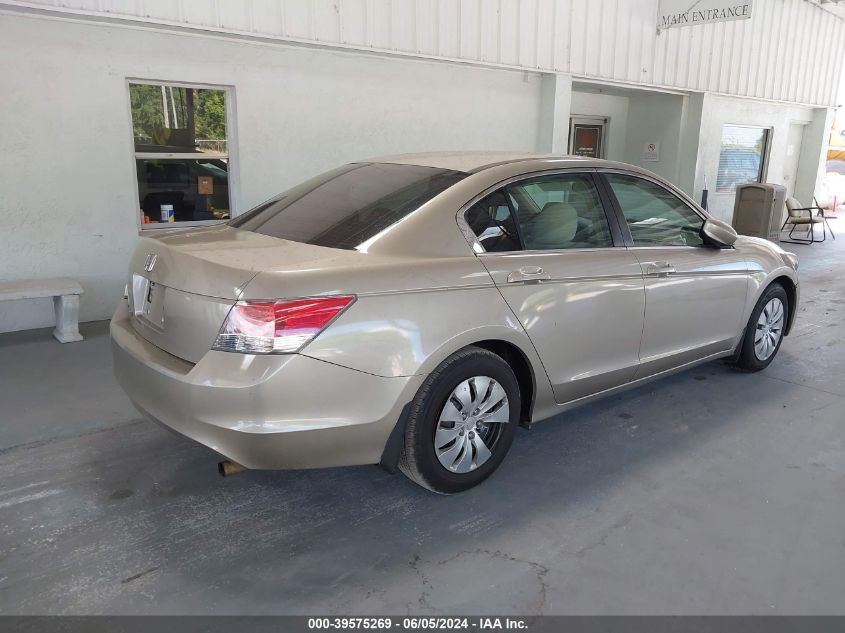 2009 Honda Accord Lx VIN: 1HGCP26319A024001 Lot: 39575269