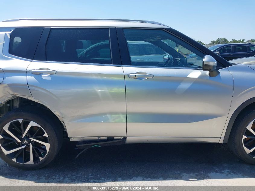 2022 Mitsubishi Outlander Sel 2.5 2Wd/Sel Special Edition 2Wd VIN: JA4J3VA89NZ075600 Lot: 39575279