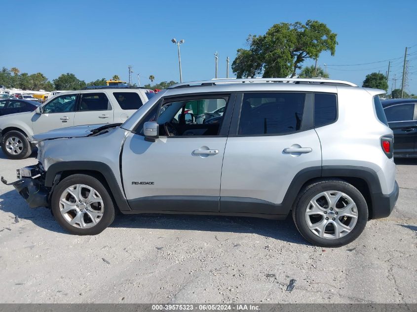 2017 Jeep Renegade Limited Fwd VIN: ZACCJADB2HPF94088 Lot: 39575323