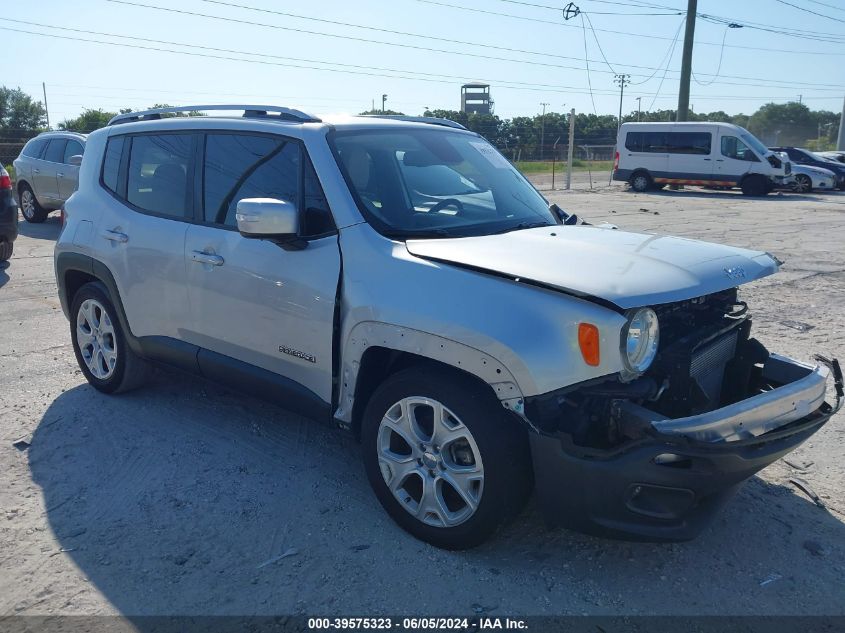 2017 Jeep Renegade Limited Fwd VIN: ZACCJADB2HPF94088 Lot: 39575323