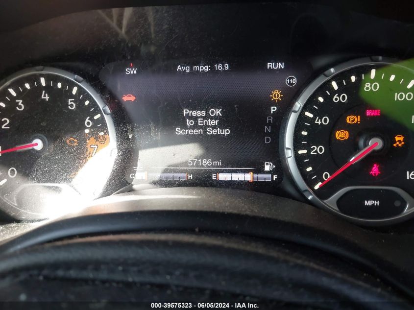 2017 Jeep Renegade Limited Fwd VIN: ZACCJADB2HPF94088 Lot: 39575323