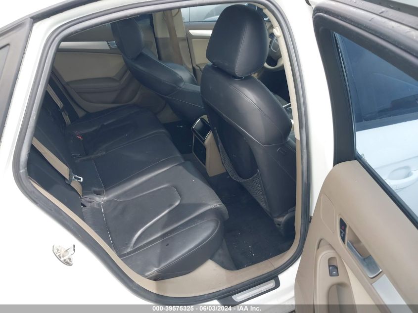 2009 Audi A4 2.0T Premium VIN: WAUJF78K49N059874 Lot: 39575325