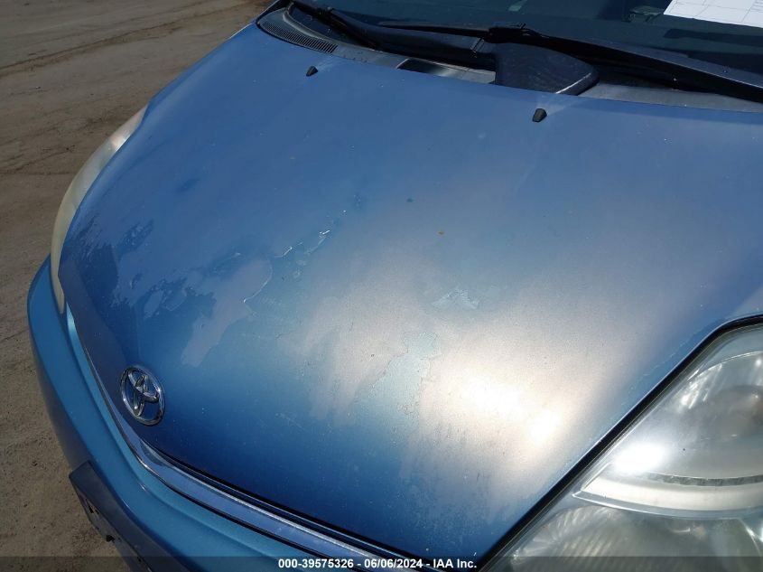 2006 Toyota Prius VIN: JTDKB20U367517603 Lot: 39575326