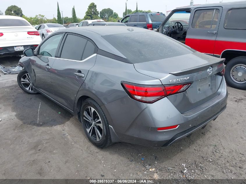 2020 Nissan Sentra Sv Xtronic Cvt VIN: 3N1AB8CV5LY254658 Lot: 39575337