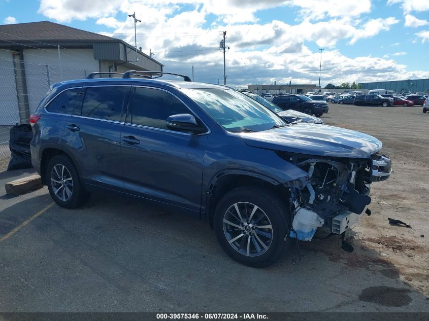 2018 Toyota Highlander Xle VIN: 5TDJZRFH3JS869153 Lot: 39575346