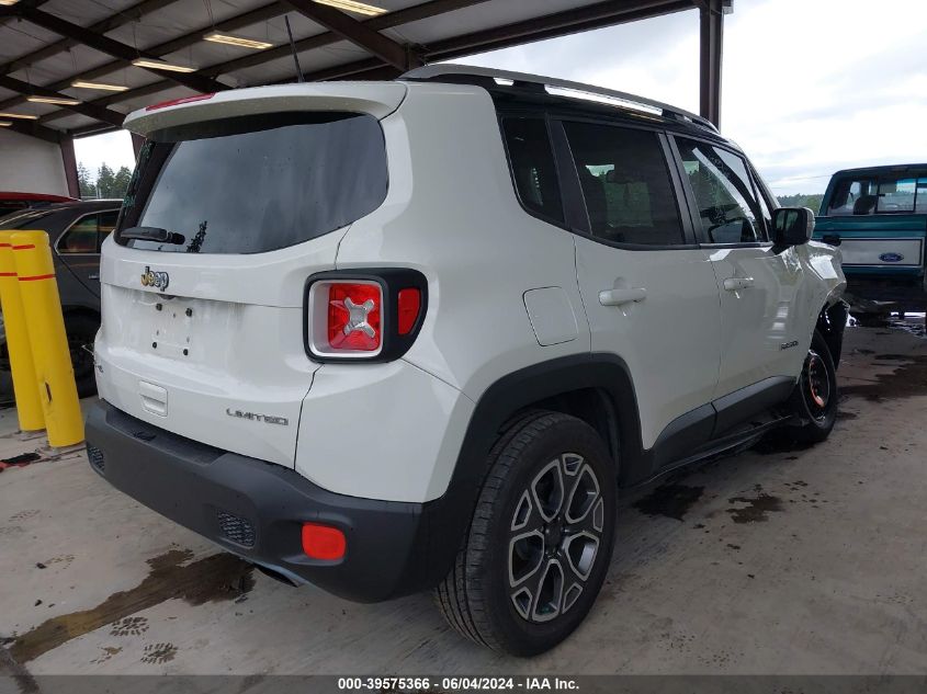 2018 Jeep Renegade Limited VIN: ZACCJBDB1JPH57132 Lot: 39575366