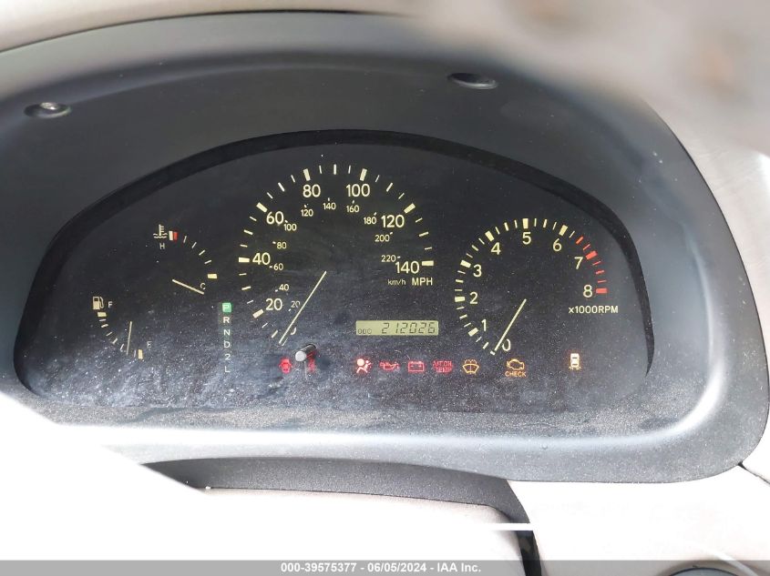 2000 Lexus Rx 300 VIN: JT6HF10U0Y0160358 Lot: 39575377