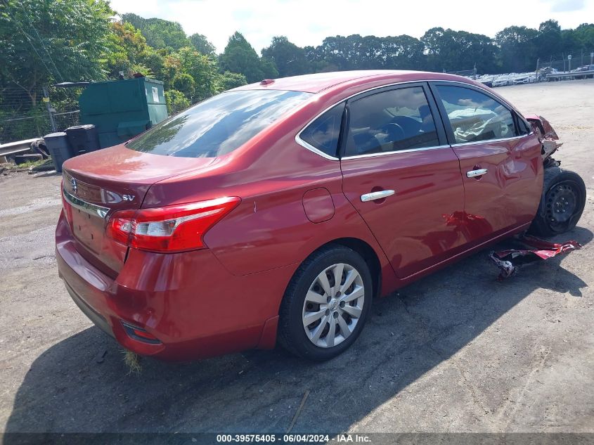 2016 Nissan Sentra Sv VIN: 3N1AB7AP1GL682986 Lot: 39575405