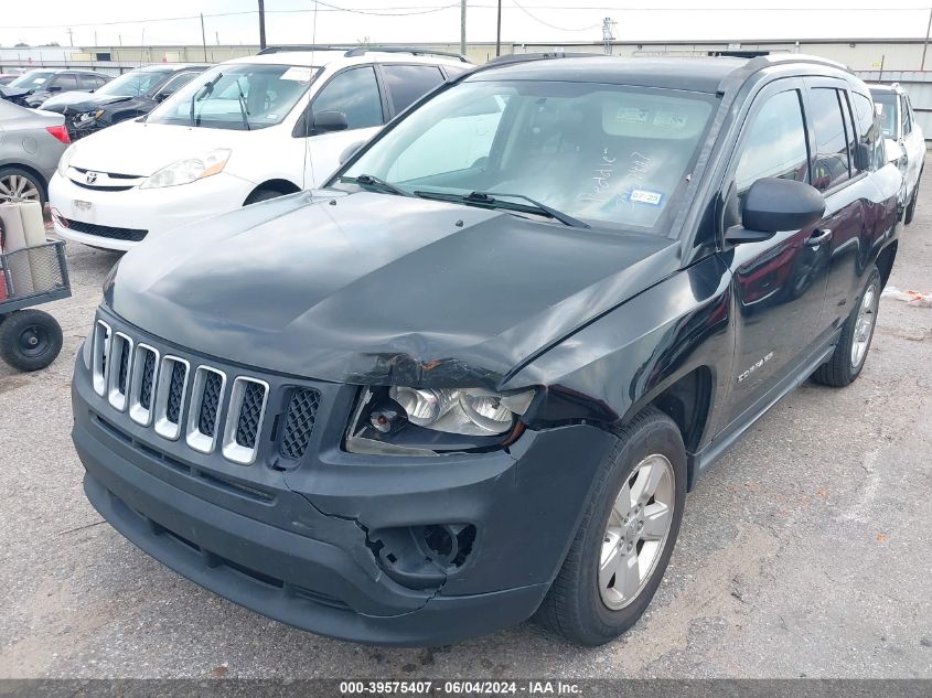 2014 Jeep Compass Sport VIN: 1C4NJCBA9ED801407 Lot: 39575407