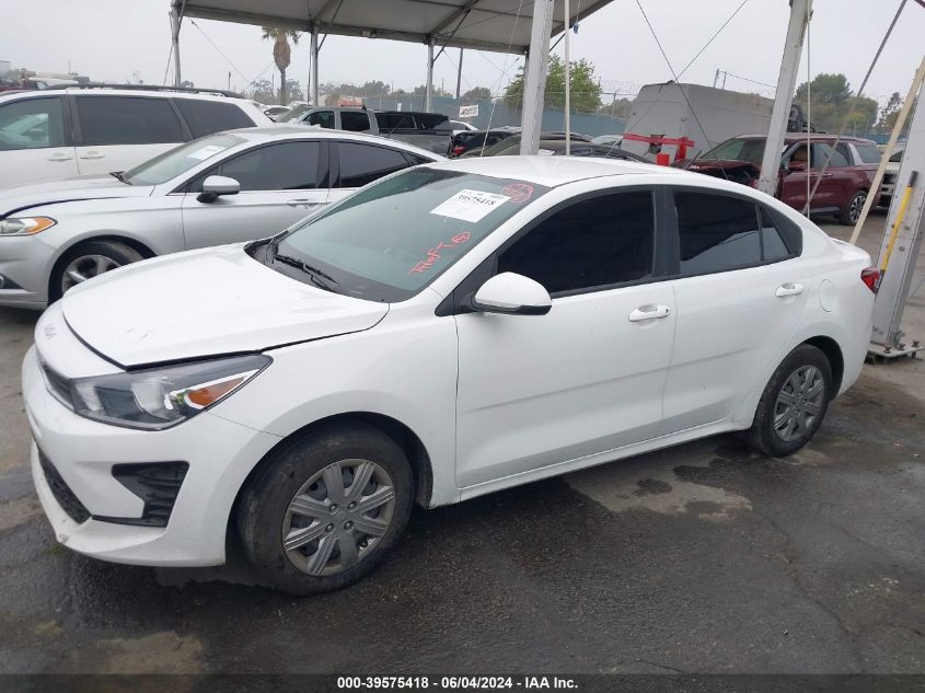 2023 Kia Rio Lx VIN: 3KPA24AD8PE553357 Lot: 39575418