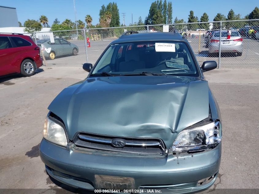 2000 Subaru Legacy L VIN: 4S3BH6350Y7307425 Lot: 39575441