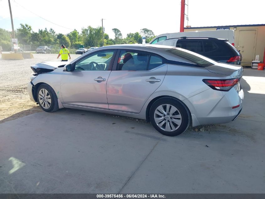 2020 Nissan Sentra S Xtronic Cvt VIN: 3N1AB8BV2LY269619 Lot: 39575456