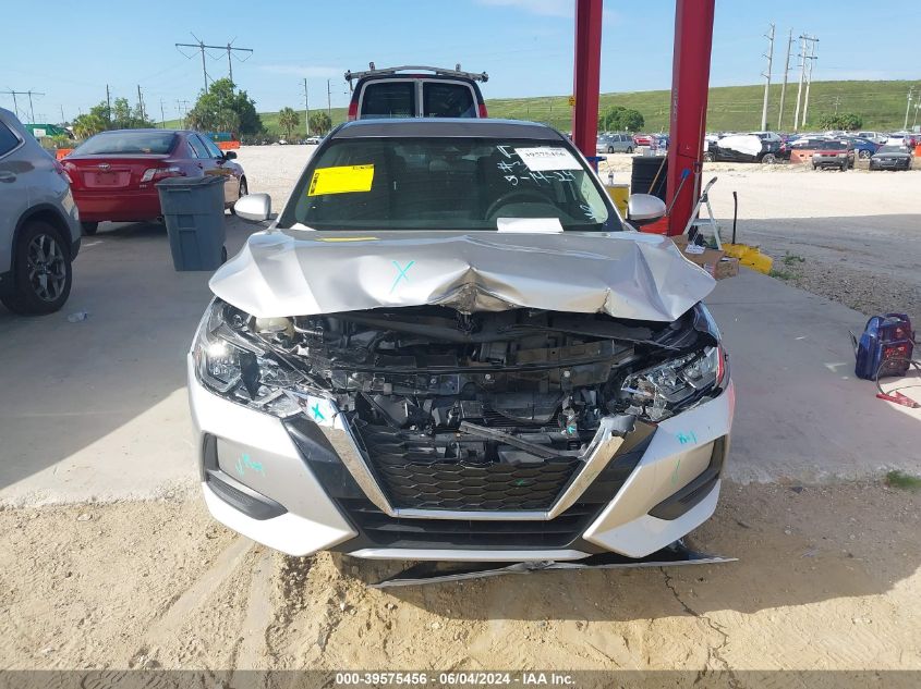 2020 Nissan Sentra S Xtronic Cvt VIN: 3N1AB8BV2LY269619 Lot: 39575456