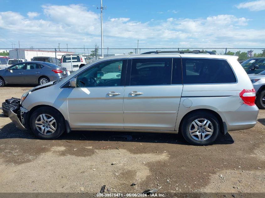 2005 Honda Odyssey Ex-L VIN: 5FNRL387X5B112430 Lot: 39575471