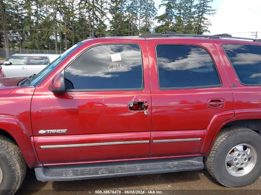 2003 Chevrolet Tahoe Lt VIN: 1GNEK13Z43J328463 Lot: 39575478