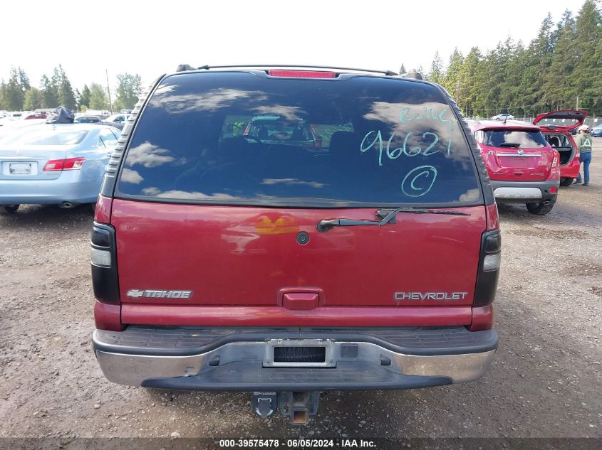 2003 Chevrolet Tahoe Lt VIN: 1GNEK13Z43J328463 Lot: 39575478