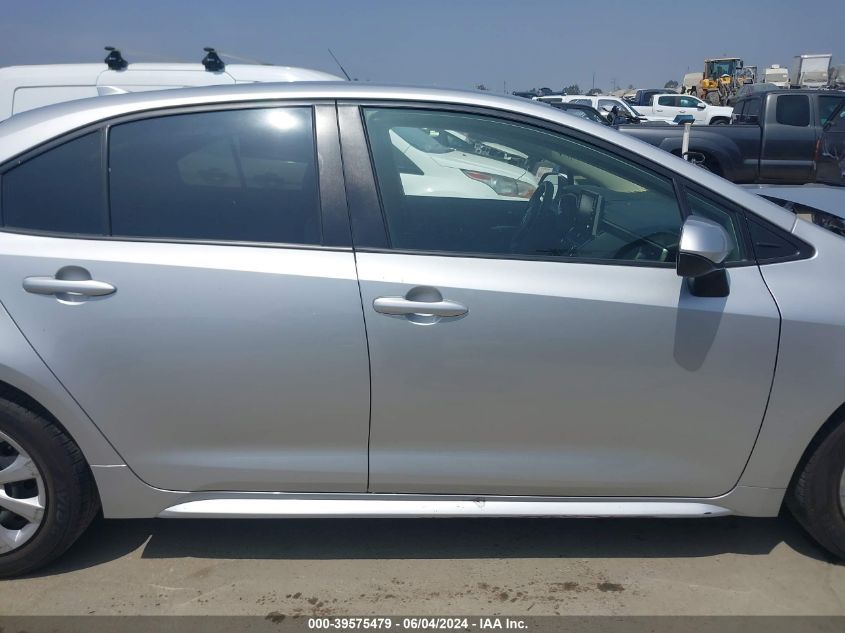 2021 Toyota Corolla Le VIN: JTDEPMAE5MJ165013 Lot: 39575479