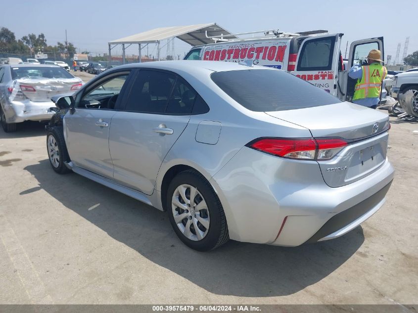 2021 Toyota Corolla Le VIN: JTDEPMAE5MJ165013 Lot: 39575479