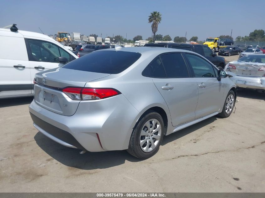 2021 Toyota Corolla Le VIN: JTDEPMAE5MJ165013 Lot: 39575479