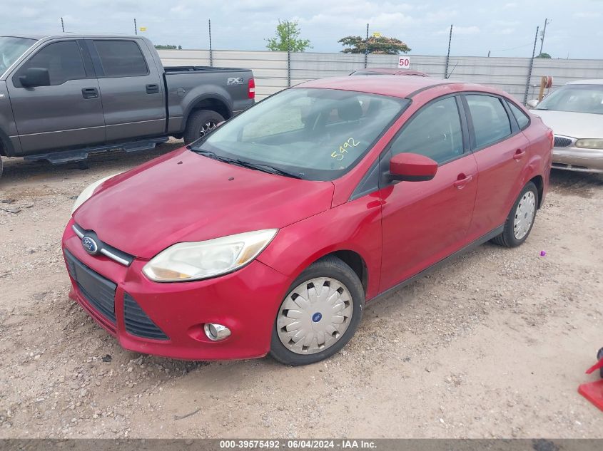 2012 Ford Focus Se VIN: 1FAHP3F20CL125811 Lot: 39575492