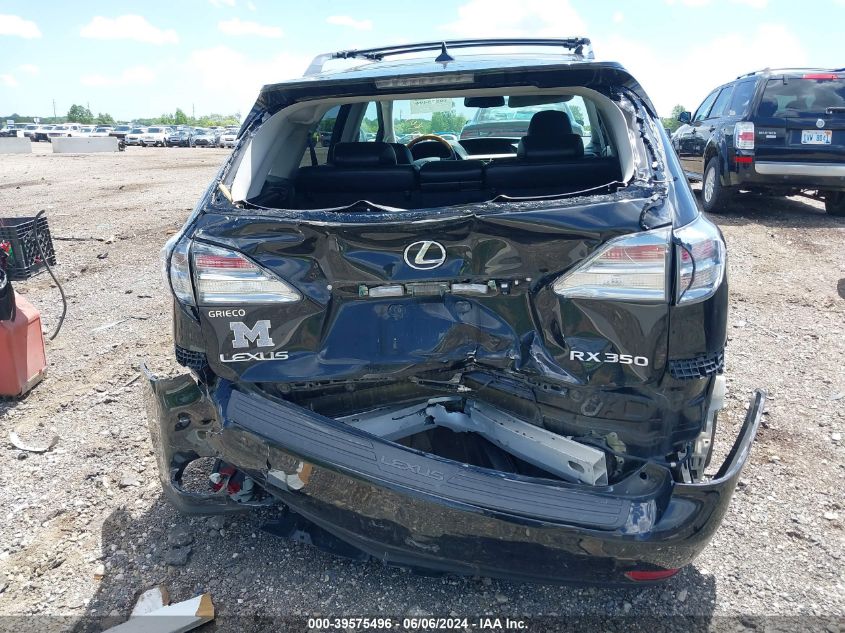 2010 Lexus Rx 350 VIN: 2T2BK1BAXAC063186 Lot: 39575496