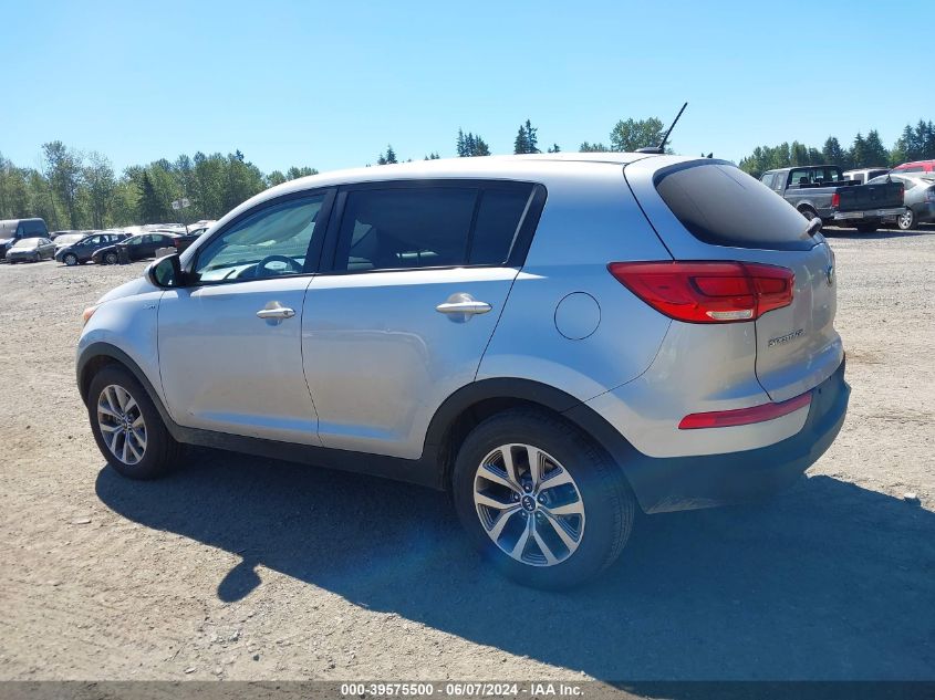 2016 Kia Sportage Lx VIN: KNDPBCAC2G7812260 Lot: 39575500