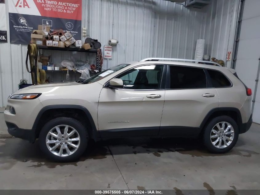 2014 Jeep Cherokee Limited VIN: 1C4PJMDS8EW309427 Lot: 39575505