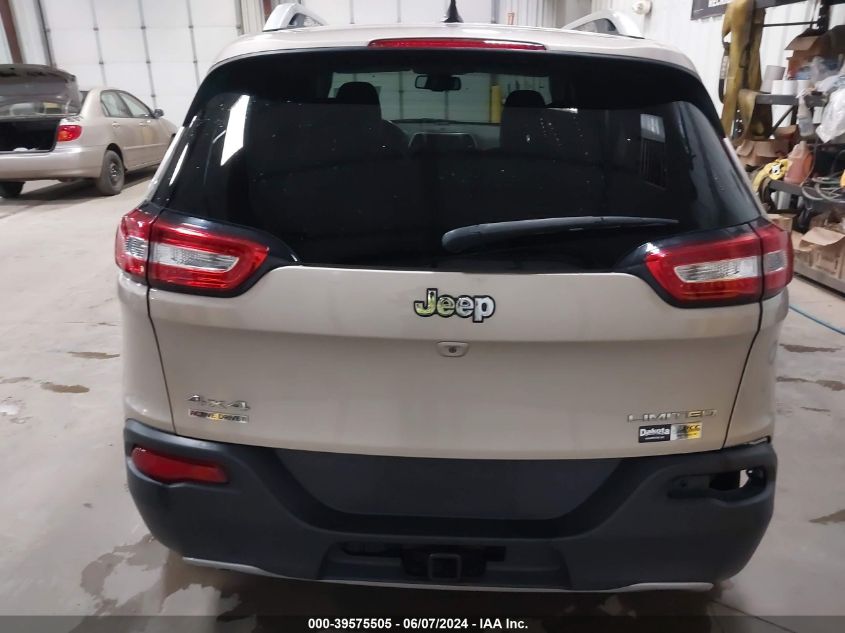 2014 Jeep Cherokee Limited VIN: 1C4PJMDS8EW309427 Lot: 39575505