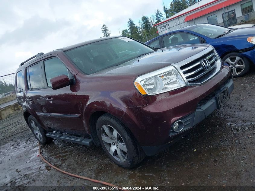 2013 Honda Pilot Touring VIN: 5FNYF4H90DB060721 Lot: 39575515