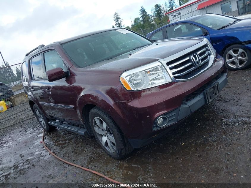 2013 Honda Pilot Touring VIN: 5FNYF4H90DB060721 Lot: 39575515