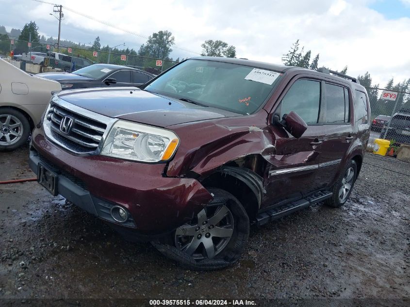 2013 Honda Pilot Touring VIN: 5FNYF4H90DB060721 Lot: 39575515