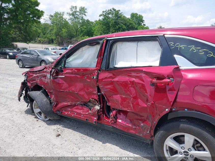 2022 Kia Sorento Lx VIN: 5XYRGDLC7NG084044 Lot: 39575526