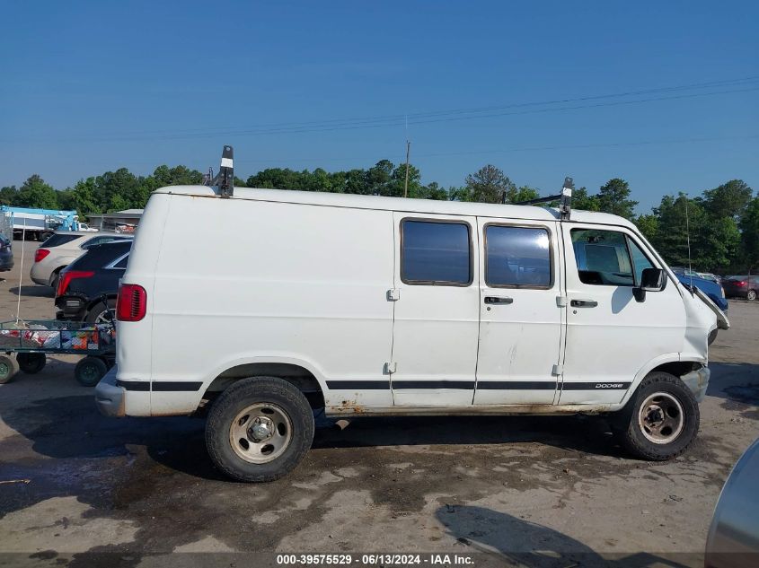 1997 Dodge Ram Van 2500 Commercial VIN: 2B7HB21Y6VK528628 Lot: 39575529