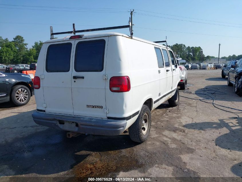 1997 Dodge Ram Van 2500 Commercial VIN: 2B7HB21Y6VK528628 Lot: 39575529