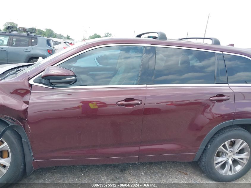 2015 Toyota Highlander Le Plus V6 VIN: 5TDBKRFH8FS088600 Lot: 39575532