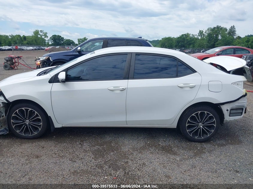 2015 Toyota Corolla S Plus VIN: 2T1BURHE2FC342999 Lot: 39575533