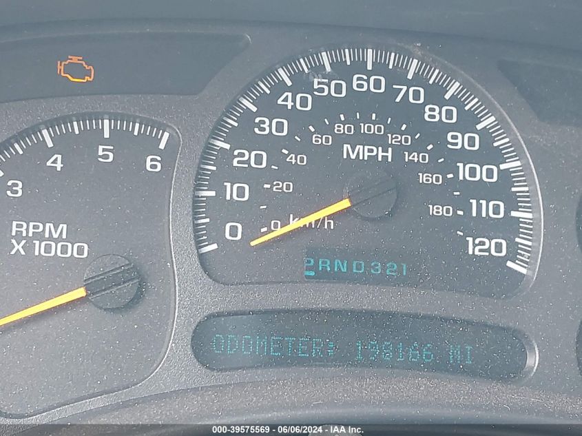 2003 Chevrolet Tahoe Ls VIN: 1GNEK13Z83R303115 Lot: 39575569