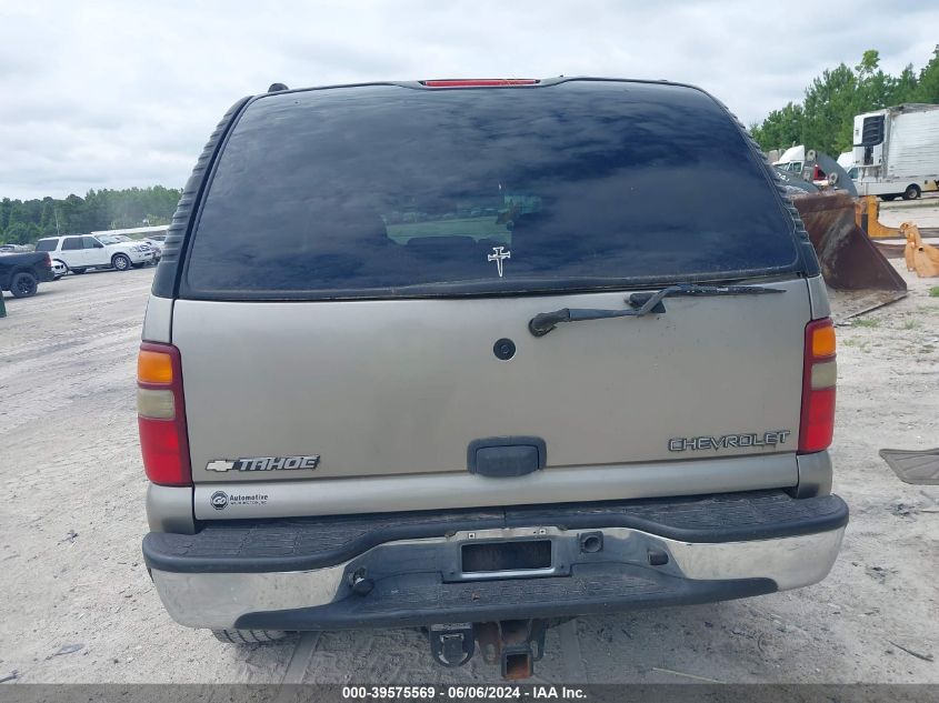 2003 Chevrolet Tahoe Ls VIN: 1GNEK13Z83R303115 Lot: 39575569