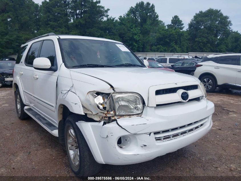 2007 Toyota Sequoia Sr5 V8 VIN: 5TDZT34AX7S284800 Lot: 39575586