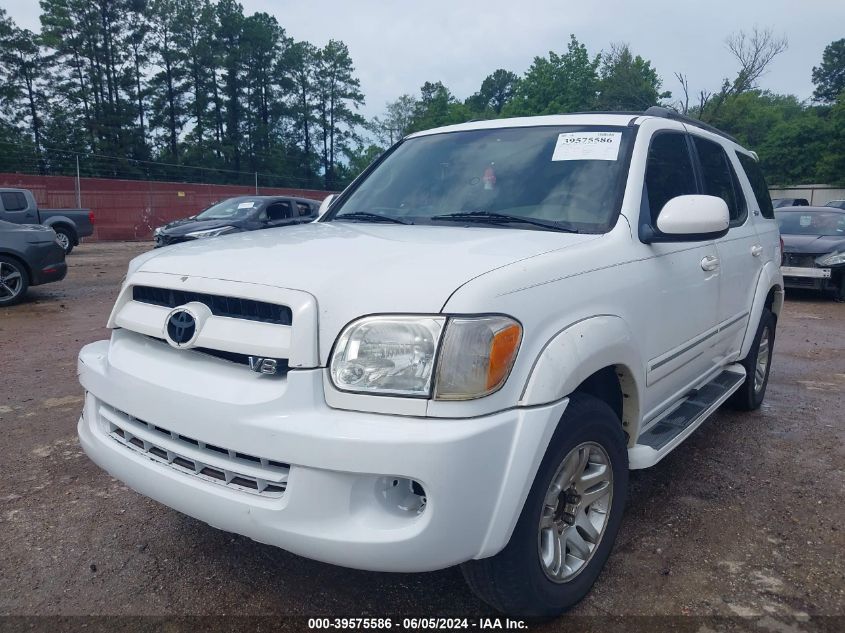 2007 Toyota Sequoia Sr5 V8 VIN: 5TDZT34AX7S284800 Lot: 39575586