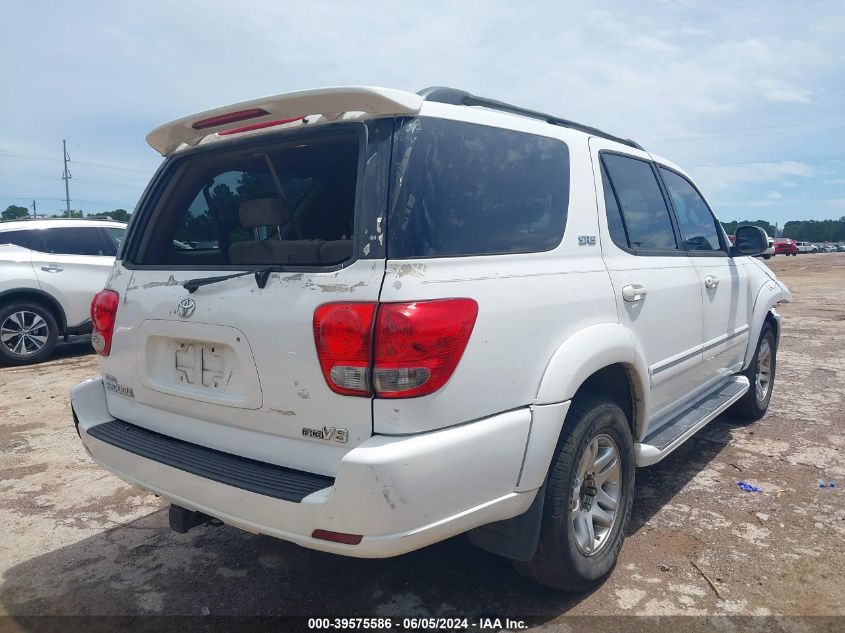 2007 Toyota Sequoia Sr5 V8 VIN: 5TDZT34AX7S284800 Lot: 39575586