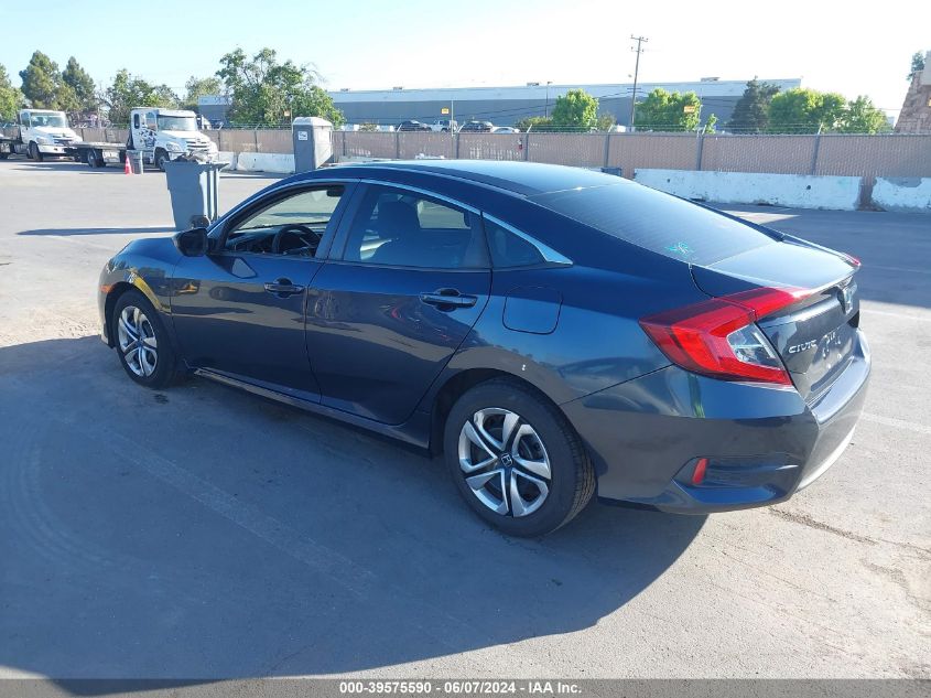 2017 Honda Civic Lx VIN: 19XFC2F52HE209646 Lot: 39575590