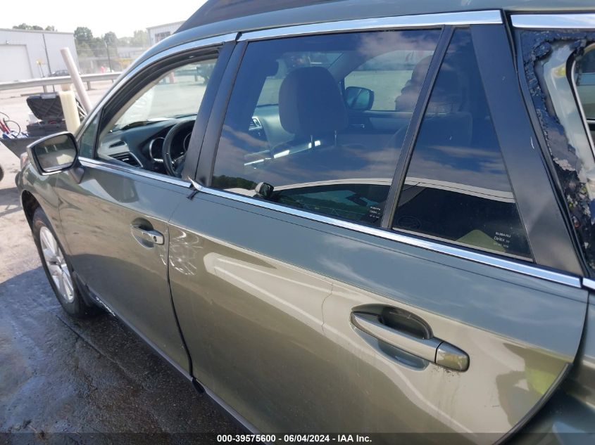 2017 Subaru Outback 2.5I Premium VIN: 4S4BSACC1H3350340 Lot: 39575600