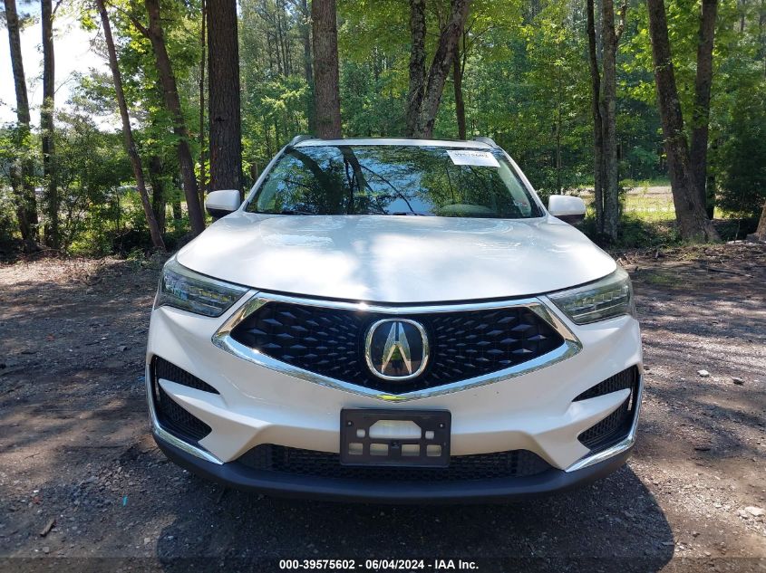 2019 Acura Rdx Technology Package VIN: 5J8TC2H51KL037738 Lot: 39575602