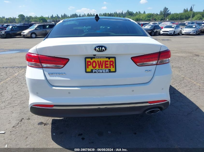 2018 Kia Optima Ex VIN: 5XXGU4L37JG245054 Lot: 39575639