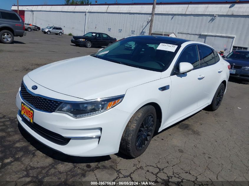 2018 Kia Optima Ex VIN: 5XXGU4L37JG245054 Lot: 39575639