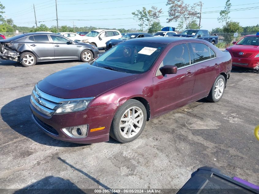 2012 Ford Fusion Sel VIN: 3FAHP0JA2CR309081 Lot: 39575649