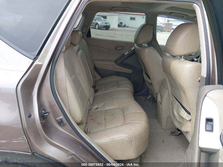 2012 Nissan Murano Sl VIN: JN8AZ1MW1CW214631 Lot: 39575652